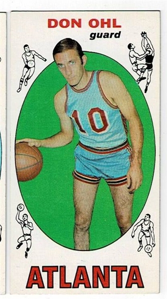 1969 Topps Basketball #77 Don Ohl - Atlanta Hawks